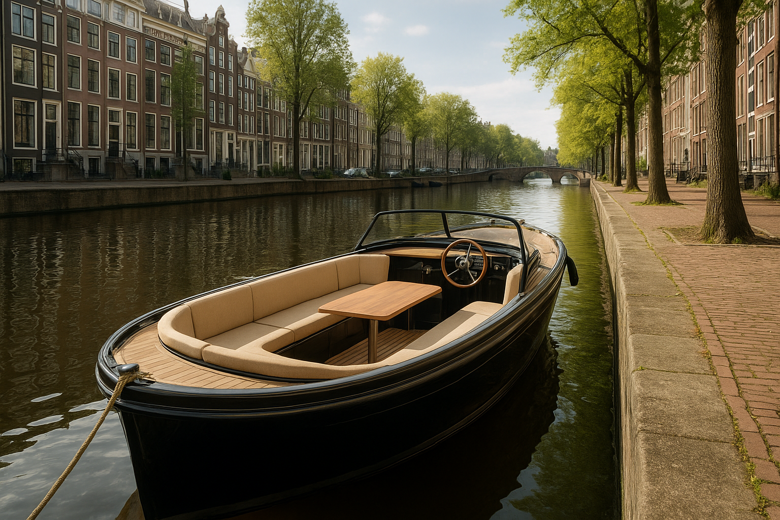 Foto bij Een privé salonboottocht door Amsterdam als groepsuitje