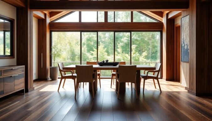 combining wood types decoratively