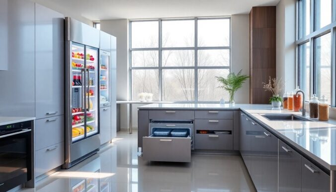 ideal kitchen for freezers