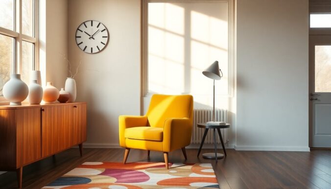 mid century modern home decor