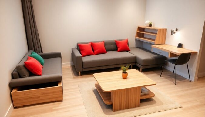 space saving multifunctional furniture